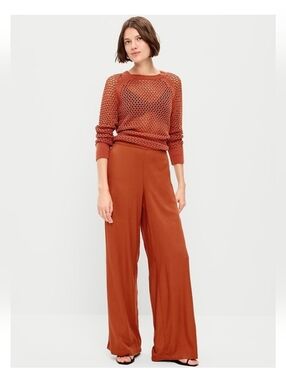 High Waisted Playa Wide Leg Pants